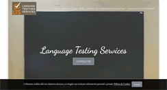 Desktop Screenshot of languagetestingservices.com