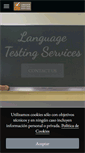 Mobile Screenshot of languagetestingservices.com